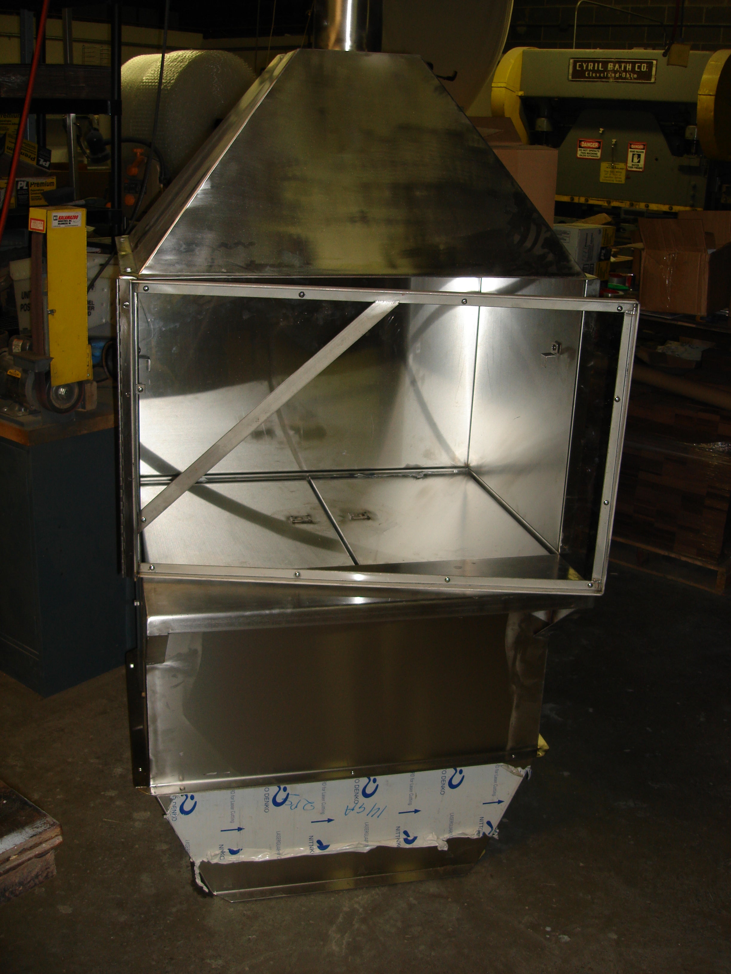 Booth Loading Design and Build | Custom Stainless Steel Powder Blender Loading Booth
