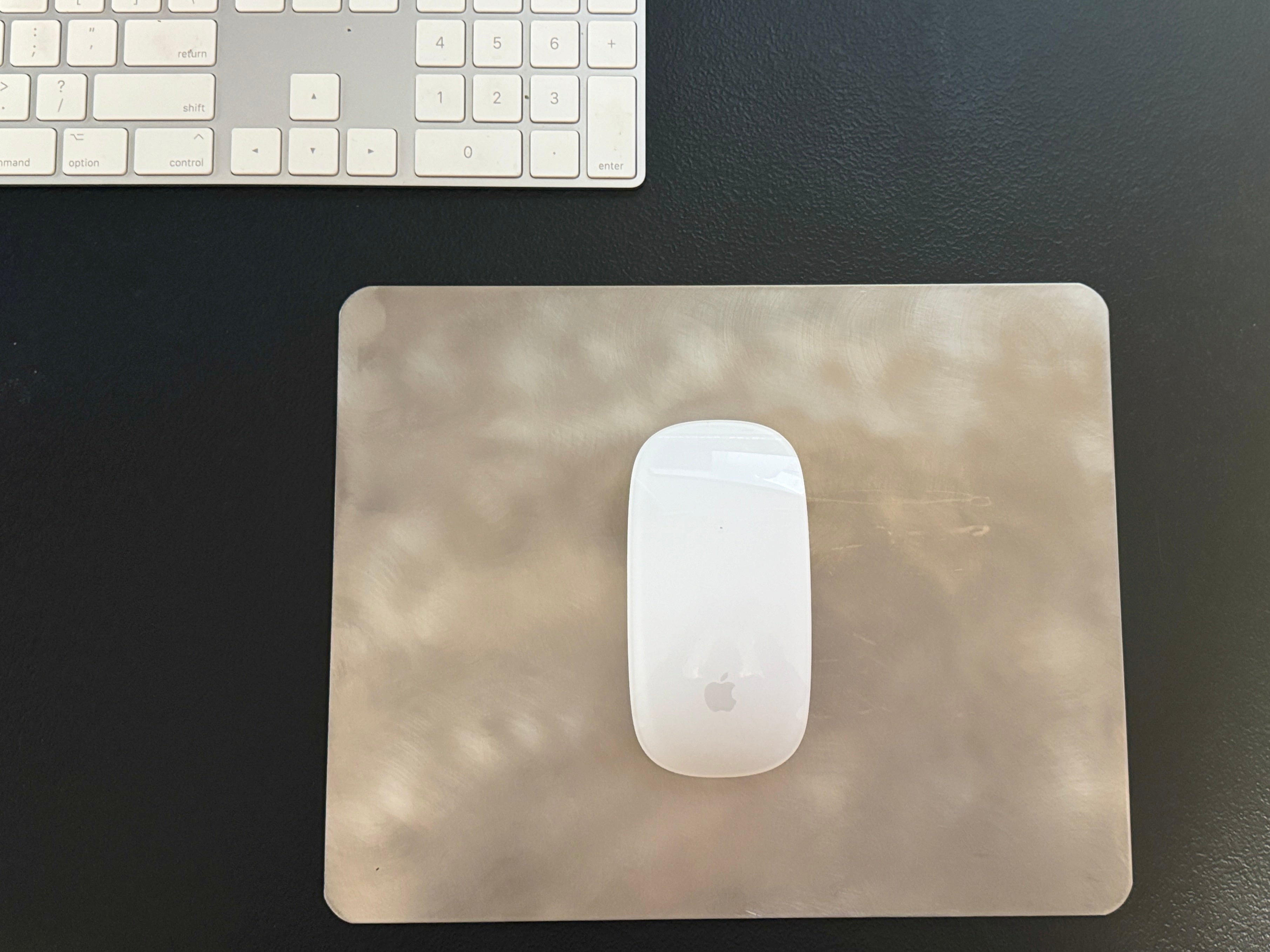 Ultra-Responsive Industrial Grade Stainless Steel Mouse Pad for Design and Gaming