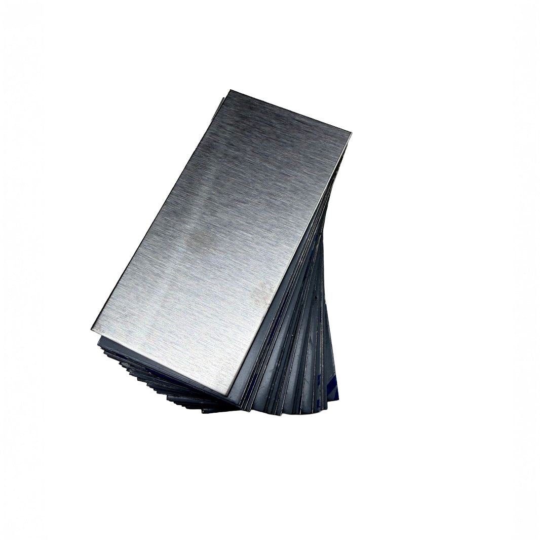 304 Stainless Steel Welding Practice Coupons - Professional Precision Sheared Welding Coupons for TIG, MIG, Stick & Flux-Core Welding (24-Pack)