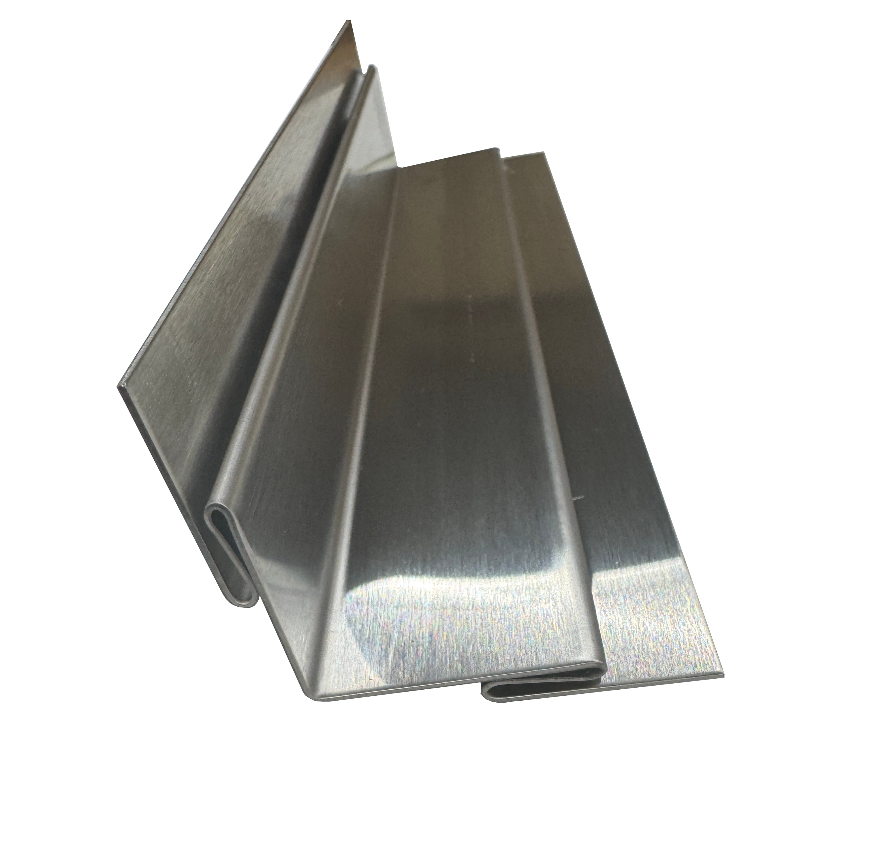 Stainless Steel 90° Inside Corner Panel Trim - 20ga | #4 Brushed Finish