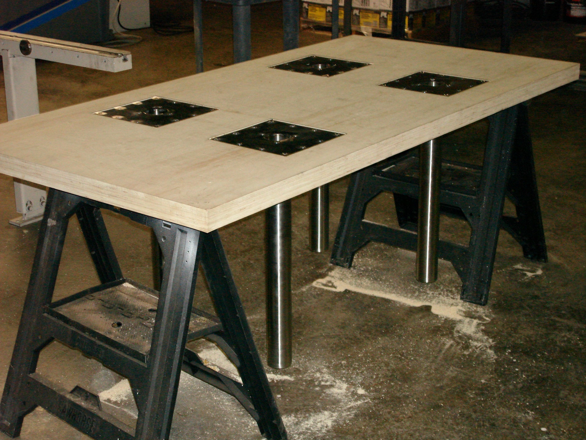 Design and Build | Custom Grade 304 Stainless Steel Kitchen Table - Greenstone