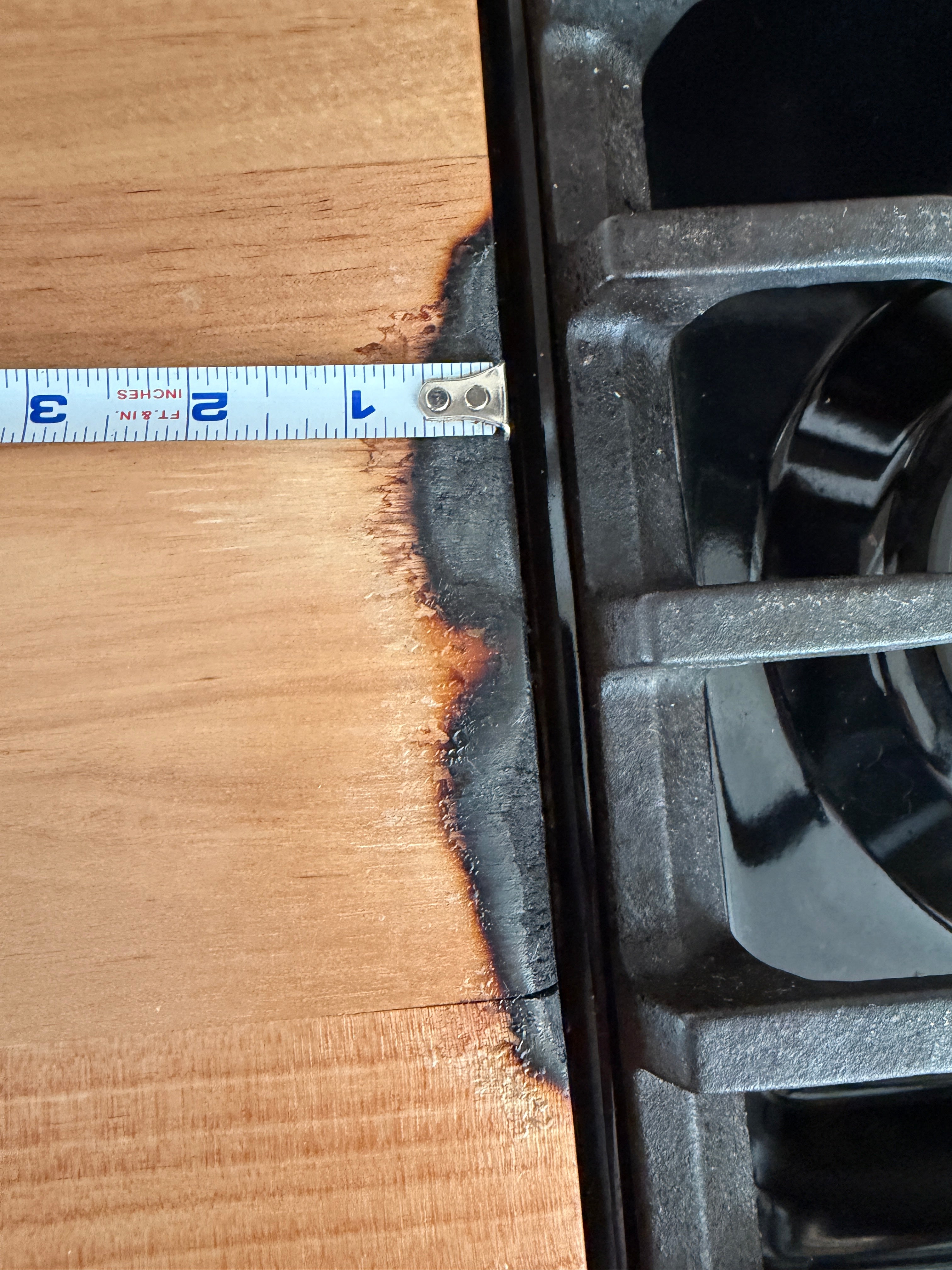 Custom Stainless Steel Butcher Block Counter Top Trim
