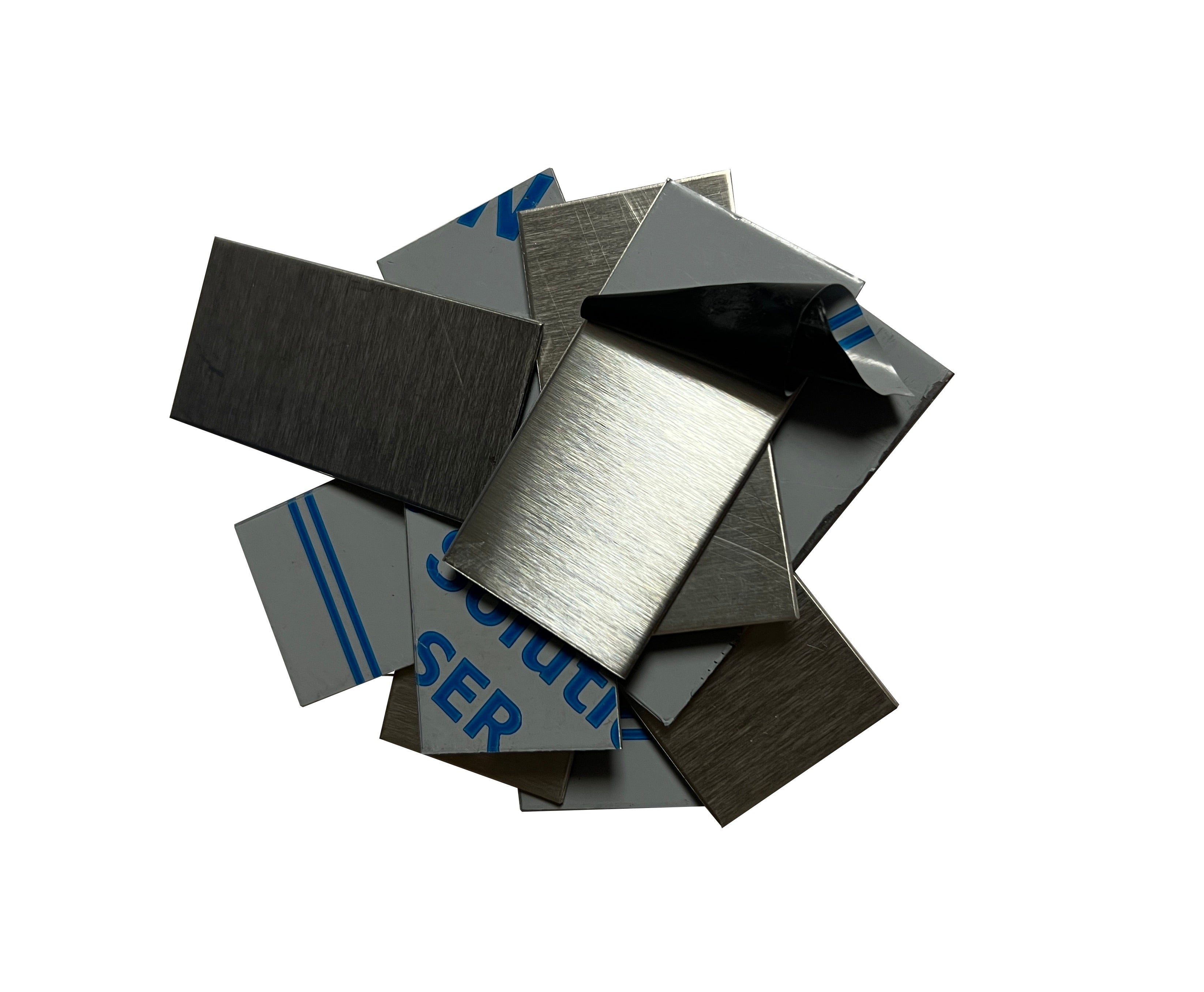 Weld On Post Caps, 16ga Grade 304 Stainless Steel Brushed Finish 1.5" x 3" x .06" (10pcs)