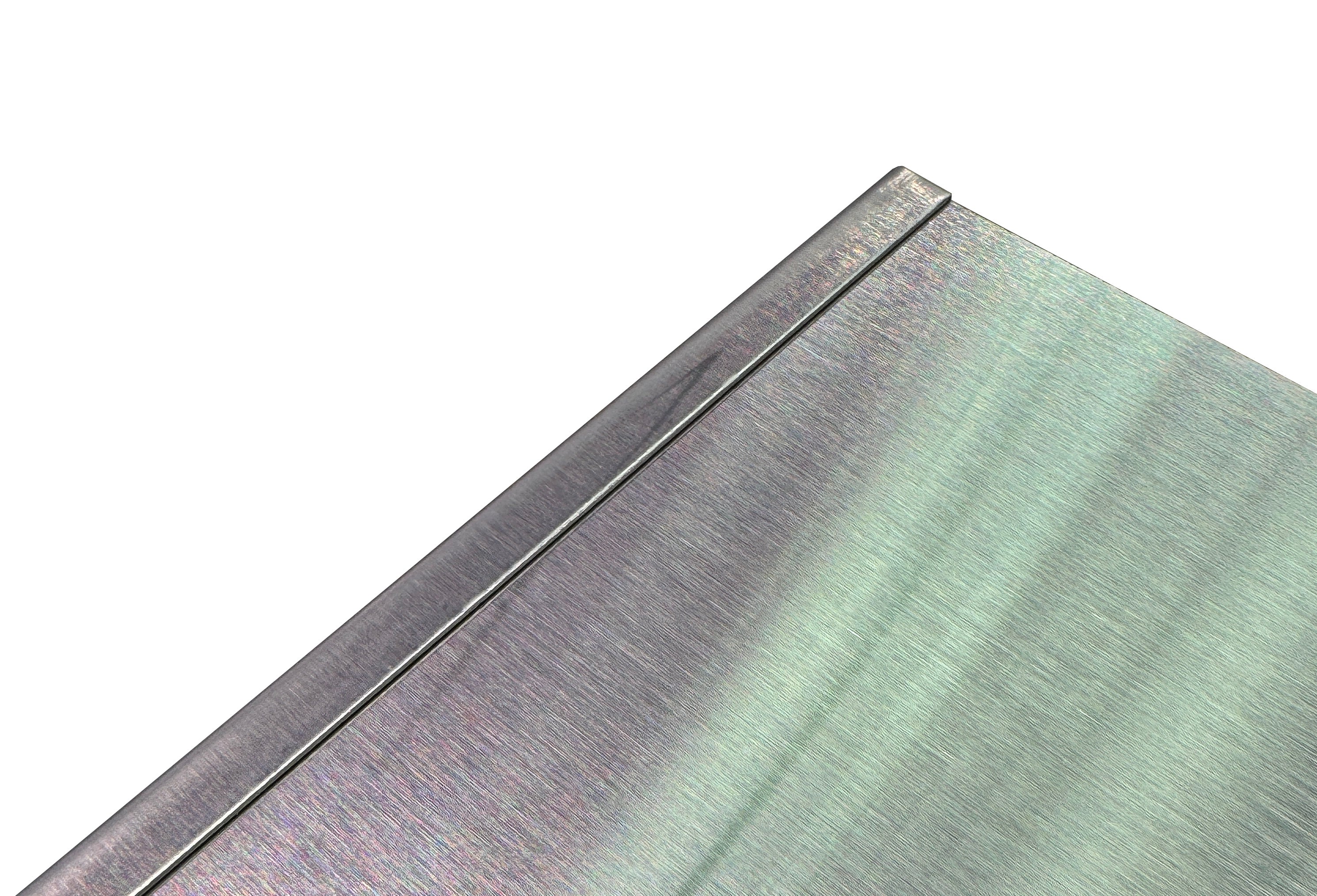 Stainless Steel J-Edge Trim – 48″ | Fits 20GA Sheet Metal
