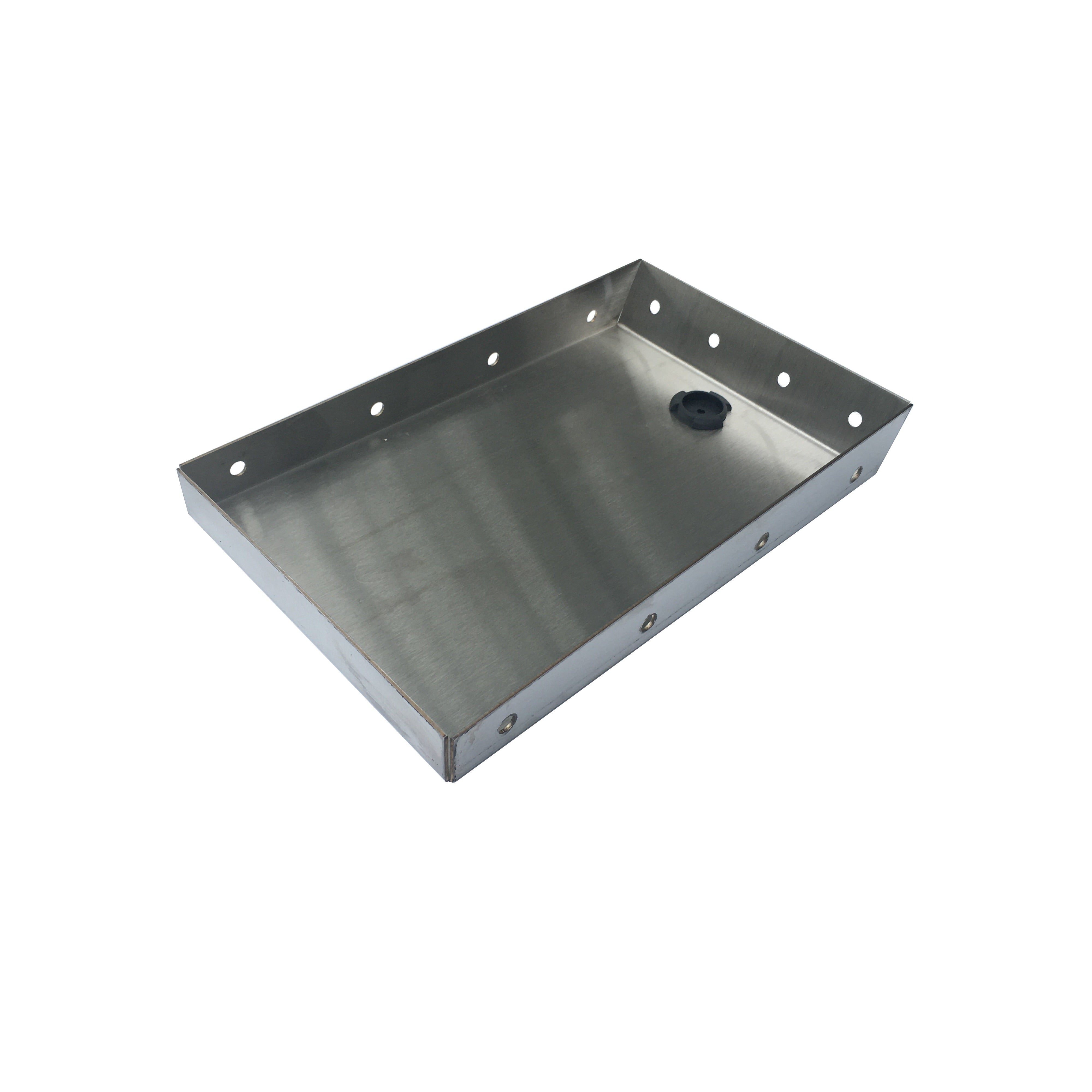 Point of Sale POS Kitchen 304 Brushed Stainless Steel Printer Shelf 6.5" x 10"