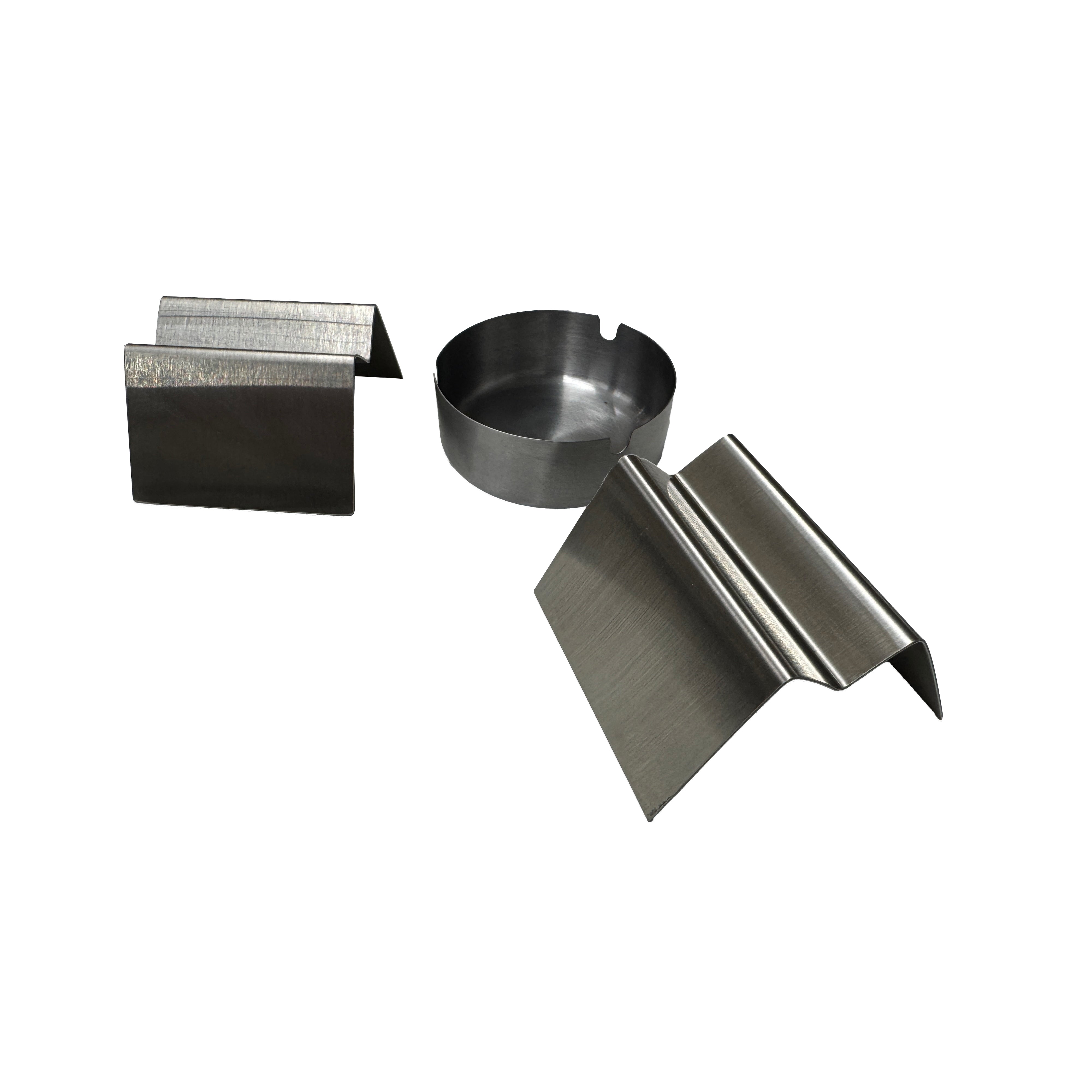 Stainless Steel Ashtray and Smoke Holder Set