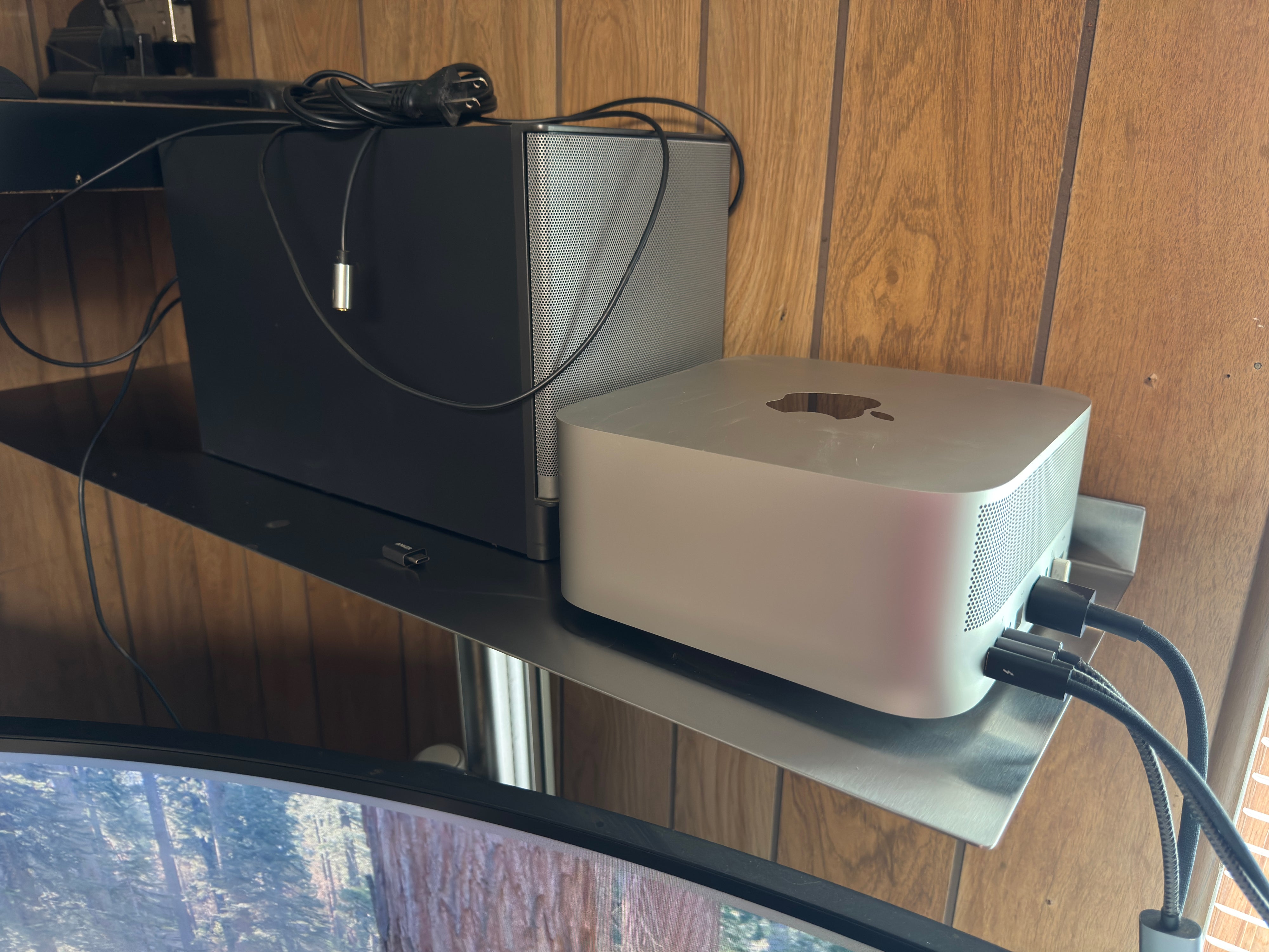 Heavy-Duty Brushed Stainless Steel Tech Shelf with Up-Flange (16ga 304)