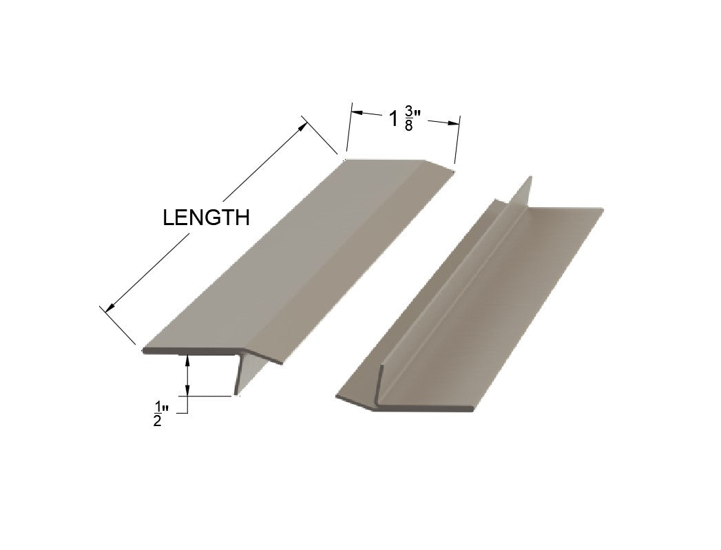 Flashgap Trim Brushed 304 Stainless Steel Universal Gap Filler Cap T Moulding Trim