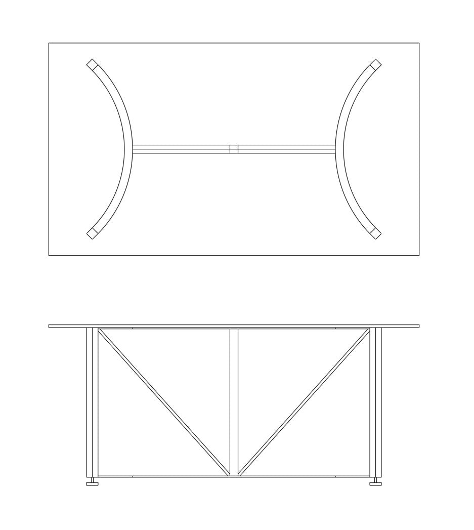 Custom 304 Stainless Steel Dinning Room Table Frame - Gallerstein