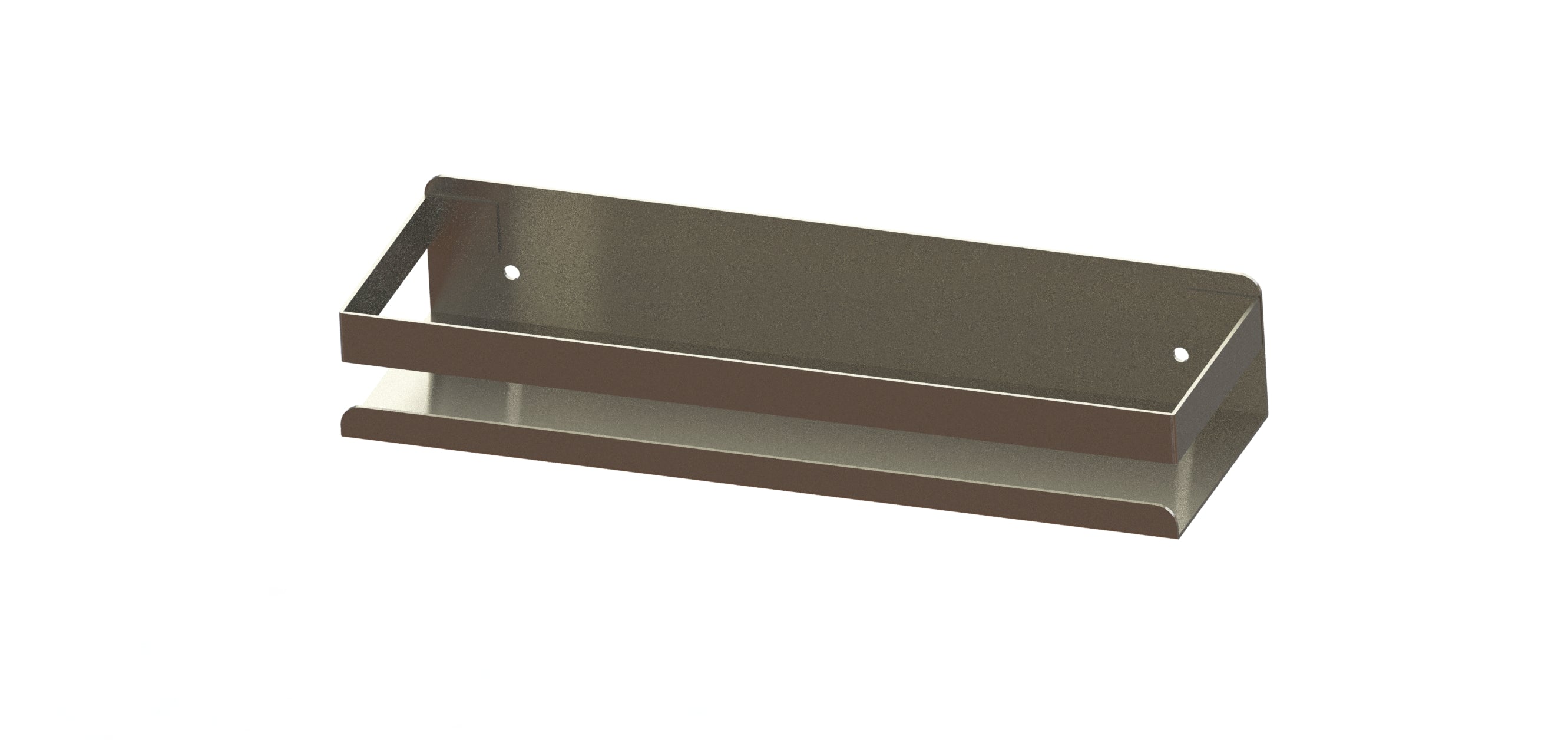Brushed Grade 304 Stainless Steel Kitchen Wall Inner Cabinet Door Spice Shelf
