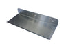 Heavy-Duty 16ga Brushed 304 Stainless Steel 4" x 10" Convenience Shelf (Mounting Flange Up)