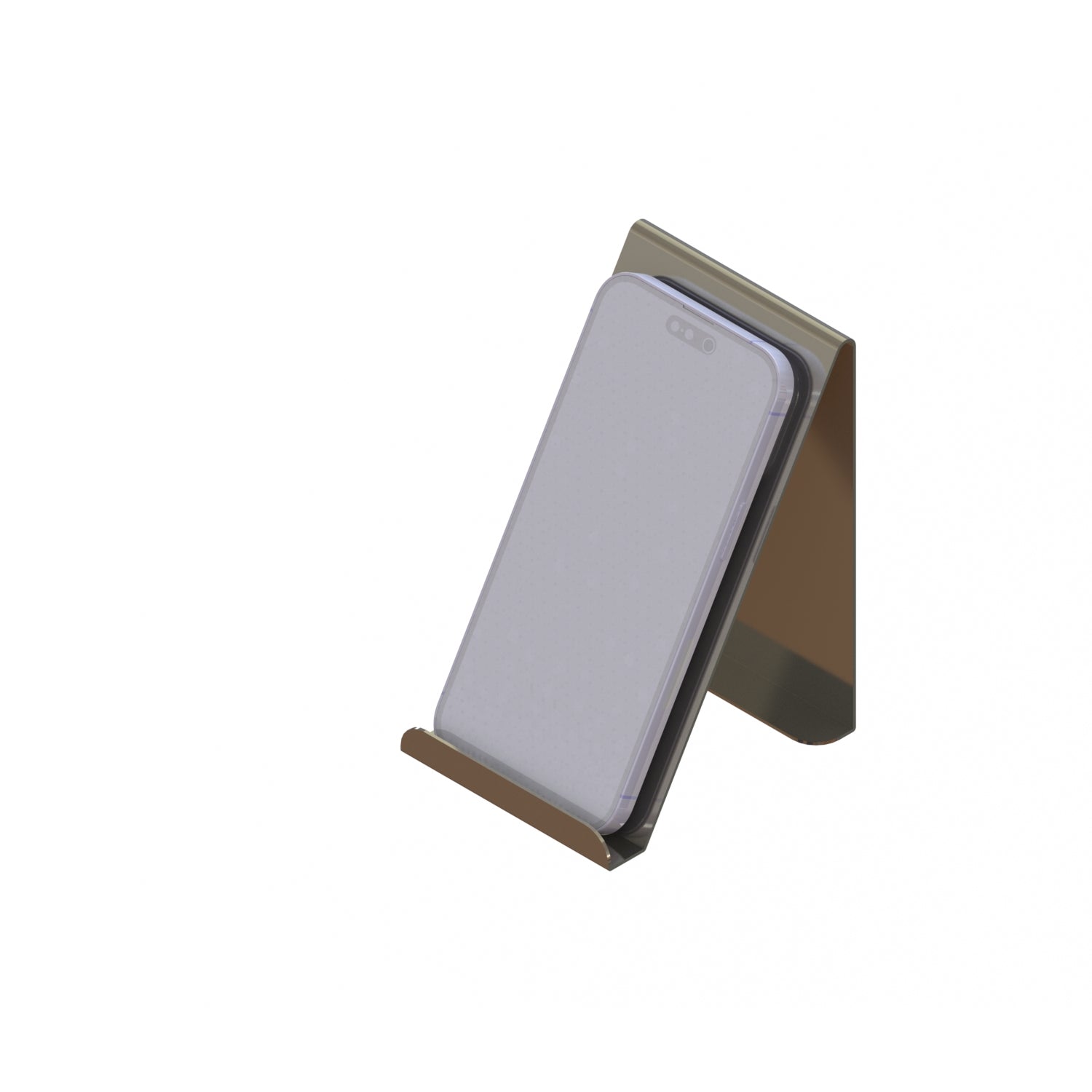 Premium Grade 304 Brushed Stainless Steel iPhone Stand